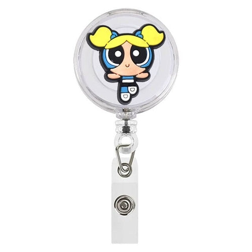 1 Piece Anime Power Girls Retractable Badge Holder Reel Student Doctor