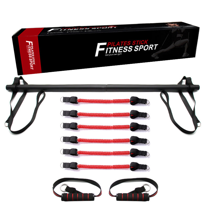 Pilates Bar Kit With Resistance Bands Portable Home Gym Workout Equipment Perfect Stretched Fusion Exercise Bar And Bands