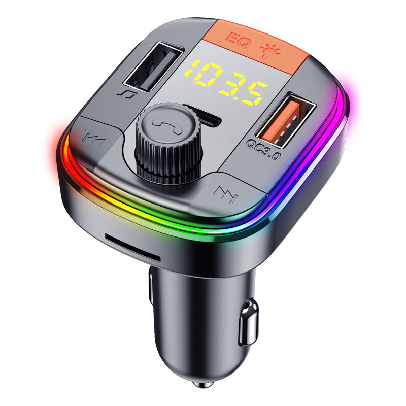 Car MP3 Bluetooth Player PD QC3.0 Fast Charge Car Charger