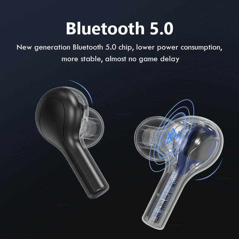 TWS Bluetooth Wireless Headphones LED Earphones Hifi Sports Waterproof Earbuds Bluetooth 5.0 Earphone Headset With Microphone