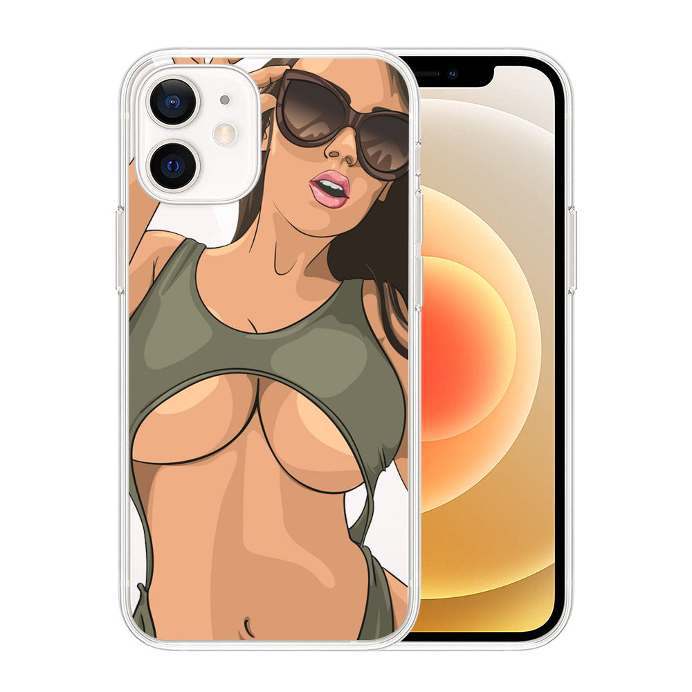 European And American Sexy Beauty Phone Case