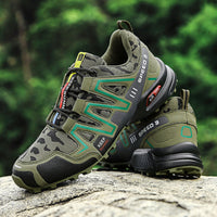 Men Hiking Shoes Climbing Male Sports Shoes Work Safety Toe Tactical Non-Slip Durable Trekking Sneakers Mens Footwear