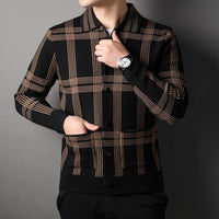 Korean Style Trendy Loose Casual Youth Lapel Outerwear Sweater