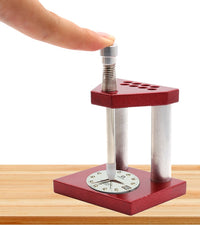 Red Metal Watch Needle Press
