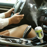 Mini 12V Car Steam Humidifier Air Purifier Aroma Diffuser Essential Oil Diffuser Car Humidifier