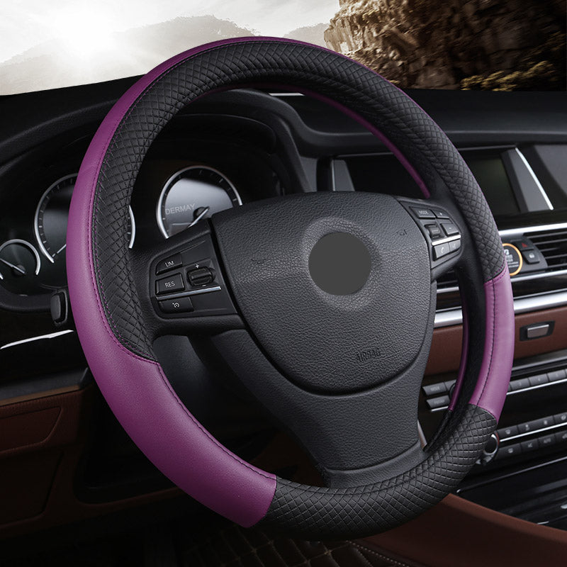 Universal Leather Car Steering Wheel Cover