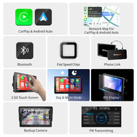 7 Car Wireless CarPlay Display Cigarette Lighter Interface Suction Cup Universal