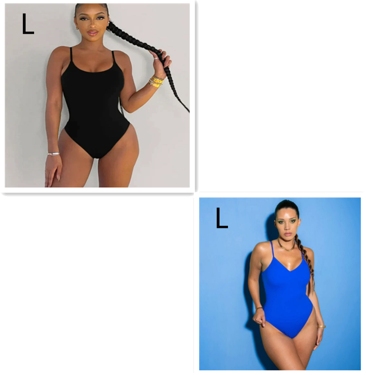 Summer Bikini Backless String Large Size Sexy Solid Color Triangle One-piece Swimsuit Womens Clothing