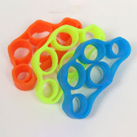 Silicone Finger Trainer Hand Gripper Resistance Bands Fitness