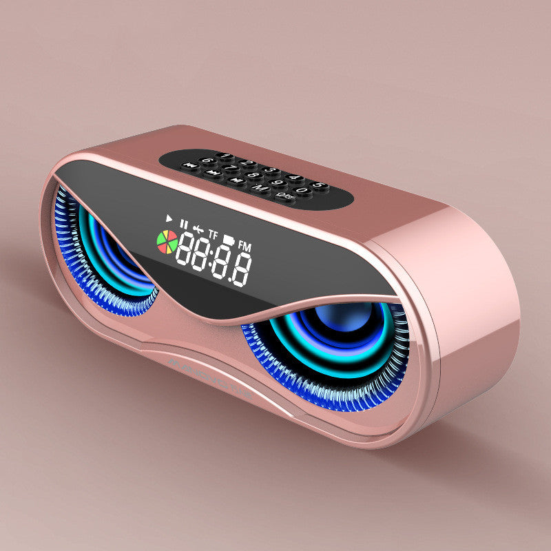 Colorful lights, dual speakers, digital buttons, song, Bluetooth speaker