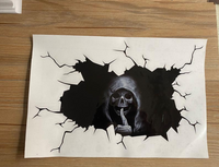 Halloween Car Wall Floor Skull Bumper Horror Sticker