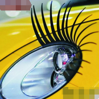 Headlight Eyelash Sticker Car Eyelashes Car False Eyelashes Car Sticker Electric Eye Sticker (2 Pack)