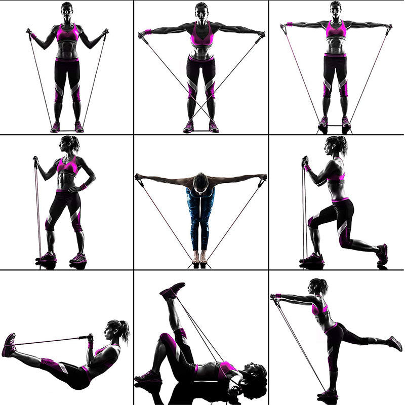 Pull Rope Elastic Rope Strength Training Set