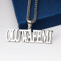 Customized Cuban Chain Name Letters Pendant Letter