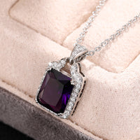 European And American Entry Lux Fashion Colored Gems Necklace