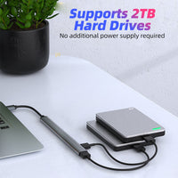 7 in 1 USB C HUB 3.0 Type C 4/7 Port Multi Splitter Adapter OTG USB