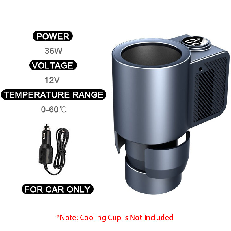 Smart 2 In 1 Car Heating Cooling Cup For Coffee Miik Drinks Electric