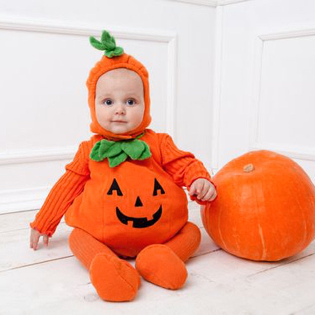 Baby Clothes Fashion Cosclothes Halloween Costume Pumpkin Cosplay Halloween Jumpsuit