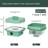 Multi-layer Dish Cover Heat Preservation Kitchen Cover Dining Table Leftover Storage Box Transparent Stack Cooking Hood Steamer