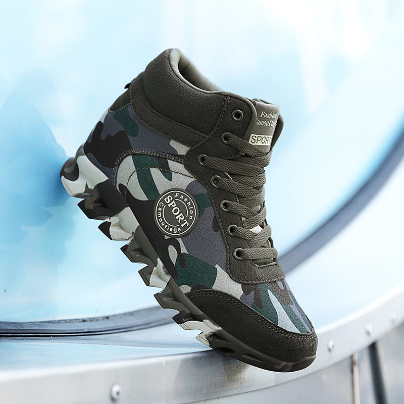 Women's Casual Camouflage Increased Sneakers