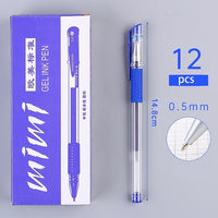 Box office pen 12ps neutral pen replaceable core multi color optional