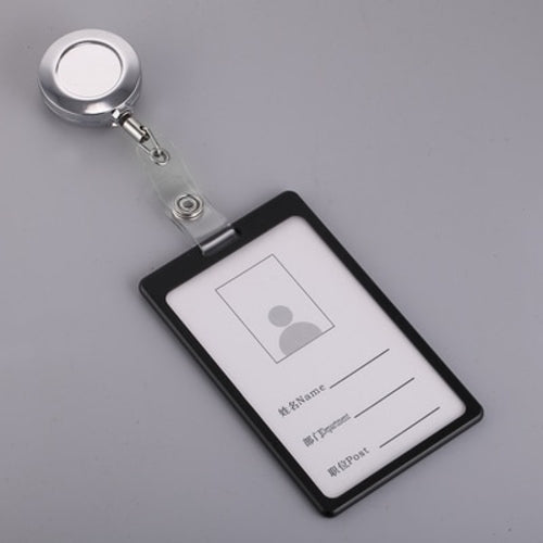 Company Employess Tag Aluminum Alloy Badges Holder for Office Staff ID