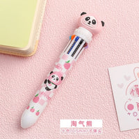 Kawaii Cartoon Pink Rabbit 10 Colors Mechanical Gel Ink Pens Cute