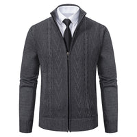 Men's Casual Stand Collar Sweater