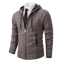 Men's Solid Color Cardigan Sweater