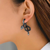 Ear Clip Women's Cool Style Personality Simulated Snakes Trendy Detachable