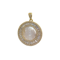 Round Lady Guadalupe Necklace Pendant