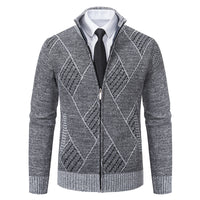 Men's Casual Slim-fit Stand Collar Sweater