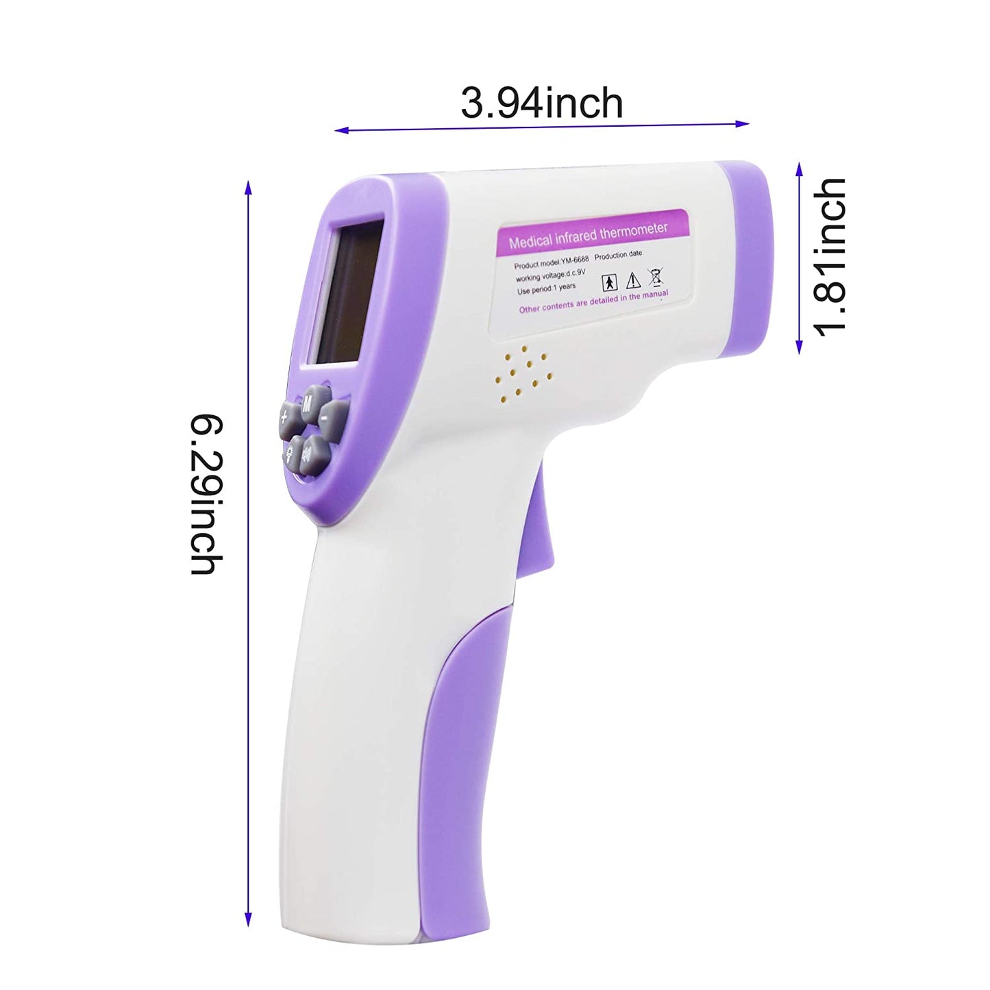 Digital Termomete Infrared Forehead Body Thermometer Gun Non-contact Temperature Measurement Device with Real-time Accurate Readings  Amazon Banned