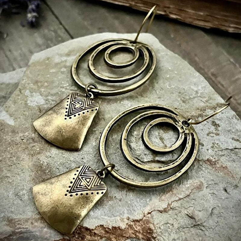 Vintage Tribal Ethnic Style Alloy Earrings