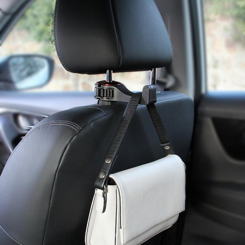 Car Headrest Hook Phone Car Holder Car Hanger For A4 B6 Seat Back Hanger Storage Hook Phone Holder Auto Fastener Clip