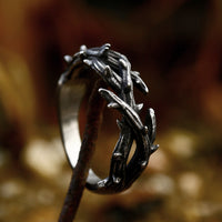 Stainless Steel Cast Fashionable And Minimalist Branch Ring