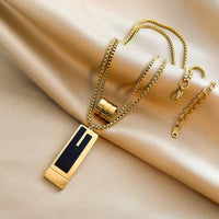 European And American Famous Necklace High-grade Double Layer
