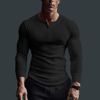 Fitness High Elastic Bottoming Shirt European And American V-neck Solid Color