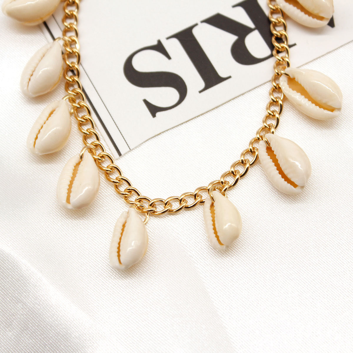 Shell Pendant Anklet Ethnic Style Handmade