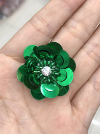 Popular Bead Sequin Flower Handmade Beaded Accessories Shoes And Hats Bag Clothing Accessories