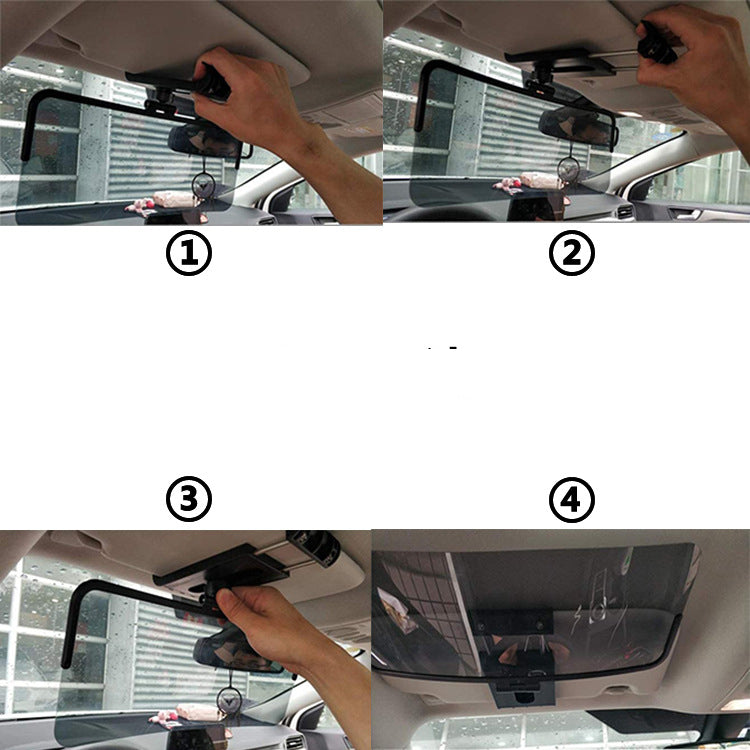 Polarized Car Sun Visor, Clear View, Anti-glare, UV Protection